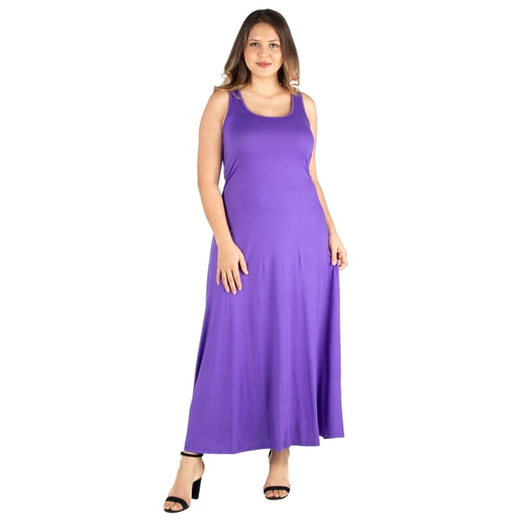 Plus Size A-Line Tank Maxi Dress