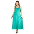 thumbnail image 1 of Plus Size A-Line Tank Maxi Dress, 1 of 8