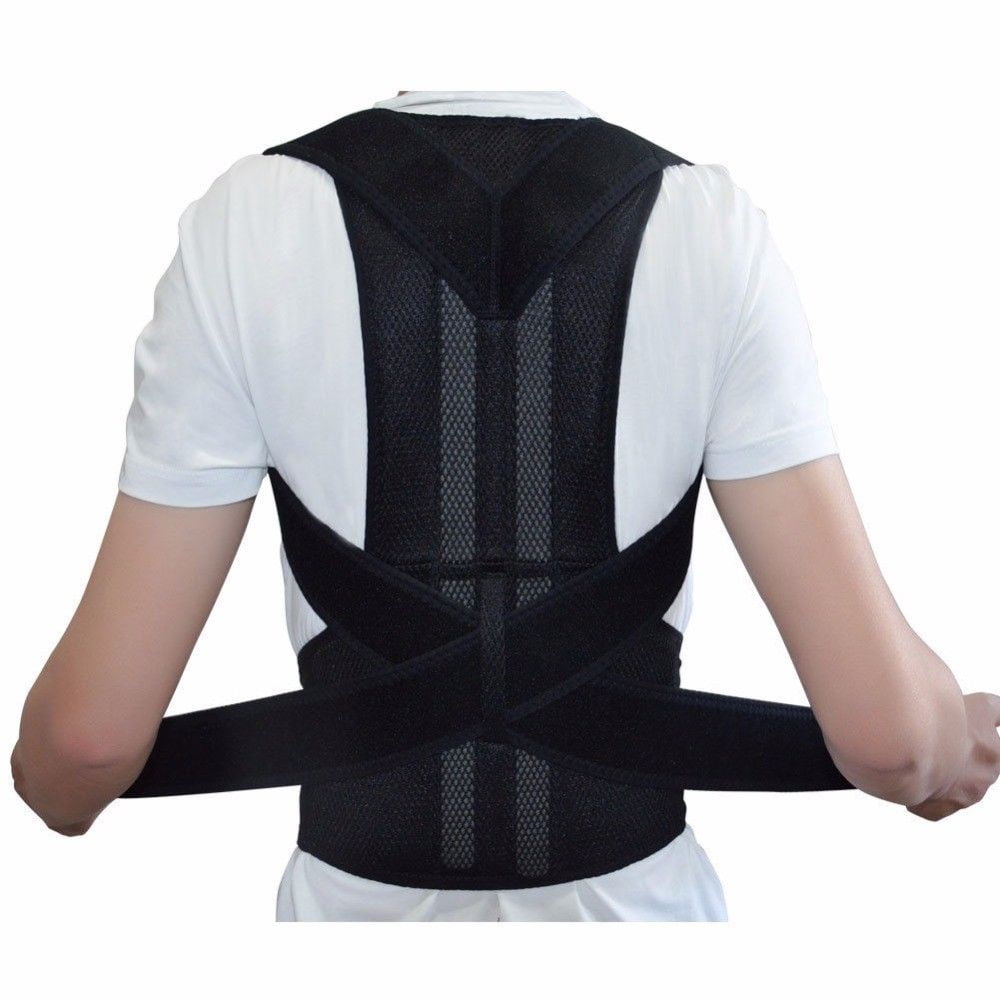 Plus Size 4XL/5XL Work Back Brace with Removable Suspender Straps, Posture  Corrector Protector for Heavy Lifting Safety, Back Support Belt for Men