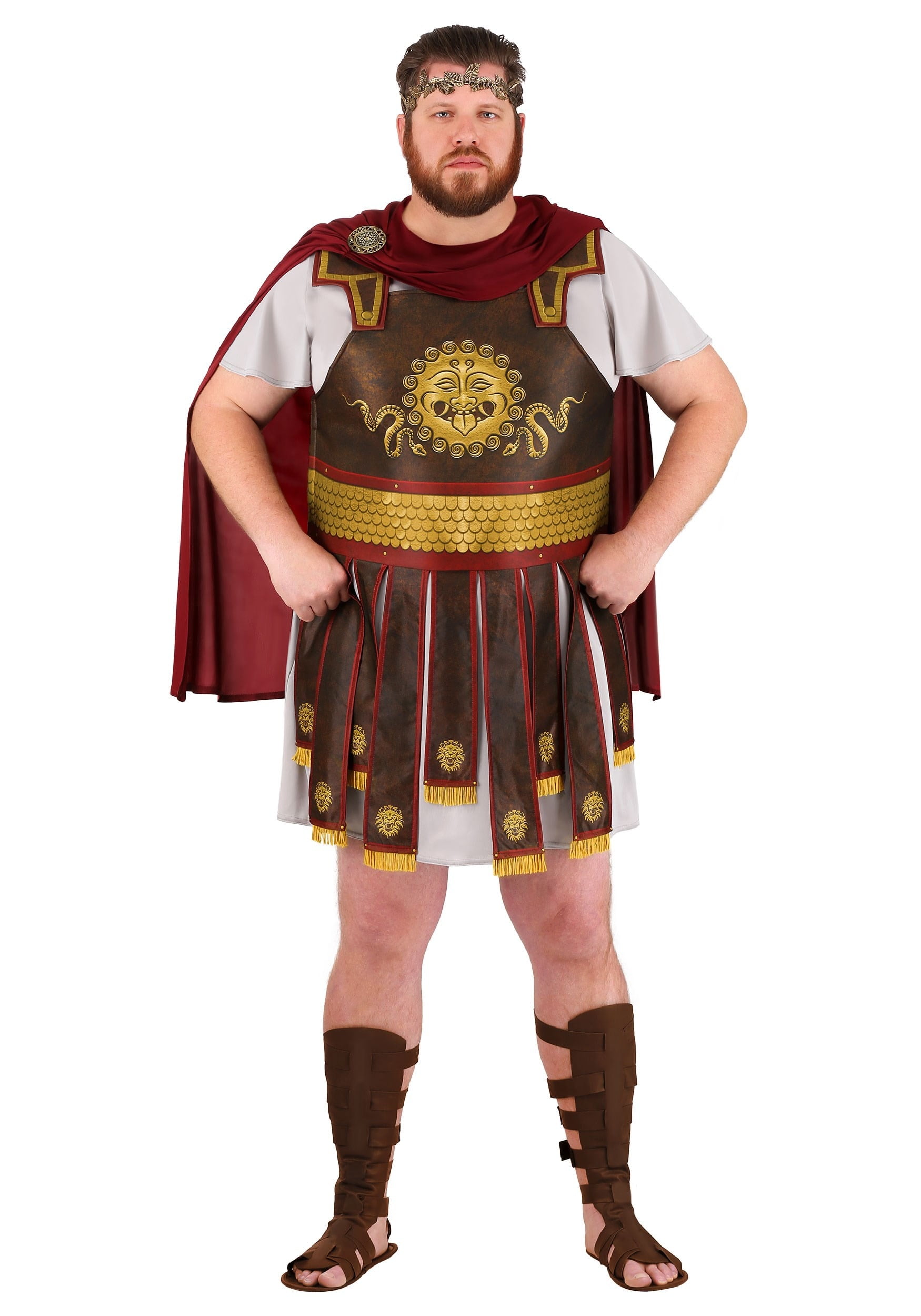Plus size top roman costume