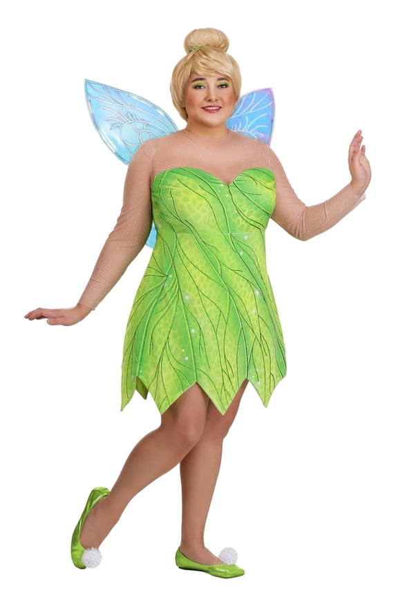 Plus Size Authentic Disney Tinker Bell Women's Costume