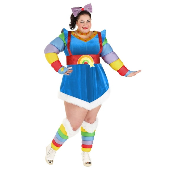 Plus Size Authentic Rainbow Brite Costume for Women