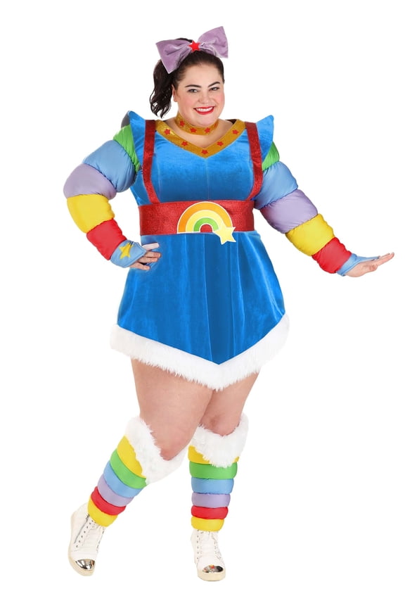 Plus Size Authentic Rainbow Brite Costume for Women