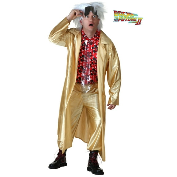 Plus Size Back to the Future II Doc Brown Costume