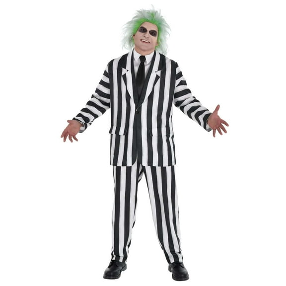 Plus Size Beetlejuice Suit Classic Costume for Men