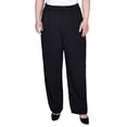 thumbnail image 1 of Plus Size Belted Scuba Crepe Pants, 1 of 4