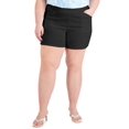 thumbnail image 1 of Plus Size Bengaline Shorts Deep Black 16W, 1 of 1