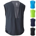 thumbnail image 1 of Plus Size Big & Tall Men's Summer Ice Silk Tank Top Mesh Muscle Tanks Sleeveless Quick Dry Breathable Cooling UPF 50+ Sun Protection Round Neck Loose Fit Gym Workout Running, 1 of 5