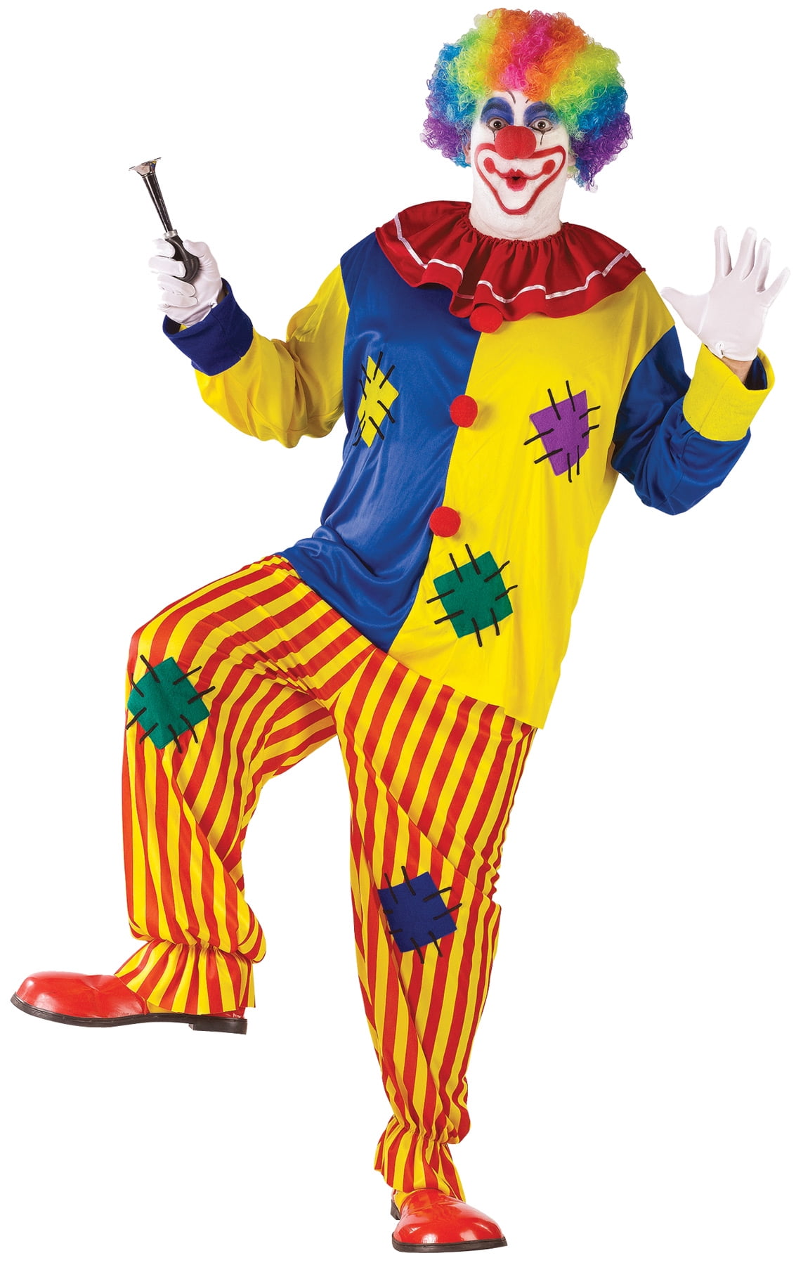 Plus Size Big Top Clown Costume for Adults
