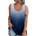 thumbnail image 1 of Plus Size Blouse for Women Women Summer Sleeveless Casual Printed O Neck T Shirt Tops, 1 of 7
