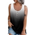 thumbnail image 1 of Plus Size Blouse for Women Women Summer Sleeveless Casual Printed O Neck T Shirt Tops, 1 of 7