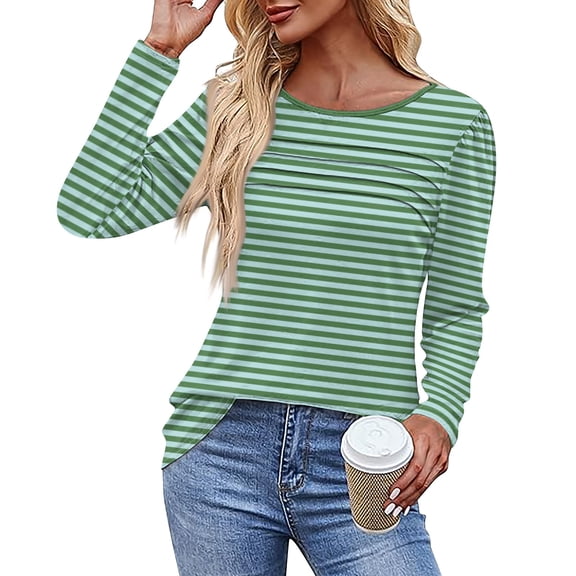 Plus Size Blouse for Women Women's T Shirt Tee Print Long Sleeve Daily Weekend Fashion Basic V Neck Regular Top