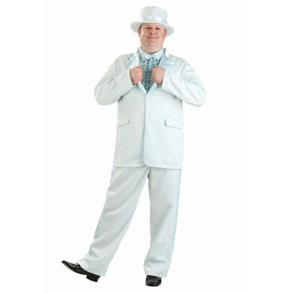 Plus Size Blue Tuxedo Costume for Men