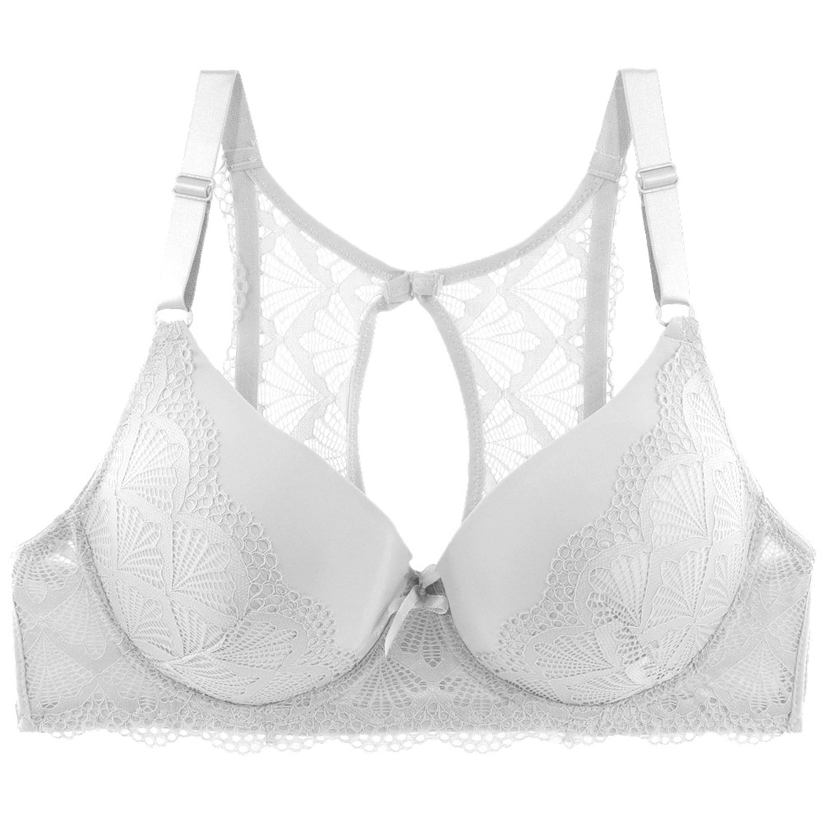 Plus Size Bra Solid Color Lace Big Cup Bra Lace Sexy Bra E Cup