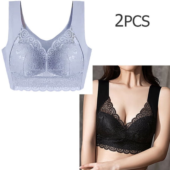 Plus Size Bras For Women Seamless Bras For Women Underwear Comfortable BH Push Up Bralette Vest Top Bra 5XL 4XL Dorpshipping