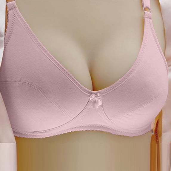 Plus Size Bras for Women Full Coverage Fashion Solid Color Backless Sexy Seamless Push-Up U-Shaped Beautiful Back Underwear Everyday Bras