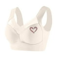 thumbnail image 1 of Plus Size Bras for Women No Underwire New Women's Strapless Lace Underwear with Thin Side Collection and Daily Bra Cute Sports Bras for Women Style B-51 Beige, 1 of 8
