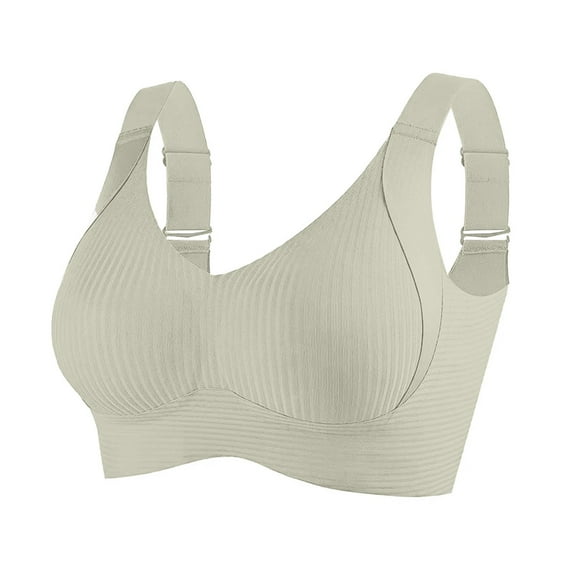 Plus Size Bras for Women 2025 Fashion Sports Bra Underwear Bra Everyday Underwear White M-3XL