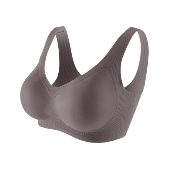 Plus Size Bras for Women Jelly Bra Lifting Wire Jelly Bra Supportive Bras Comfort And Soft Breathable Bras for Women M