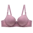 thumbnail image 1 of Plus Size Bras for Women Push Up Bra T-Shirt Underwire Bra with Adjustable Strap for Everyday Wear, 1 of 4