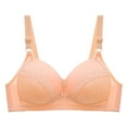 thumbnail image 1 of Plus Size Bras for Women Push Up Full Coverage Bras No Underwire Lace Bra Soft Comfy Everyday Bra, 1 of 3