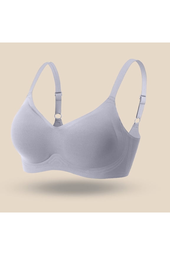 Plus Size Bras for Women Sheer Lace Strapless Push Up Wirefree Bra Tie Front Convertible Halter Straps Large Bust Lingerie