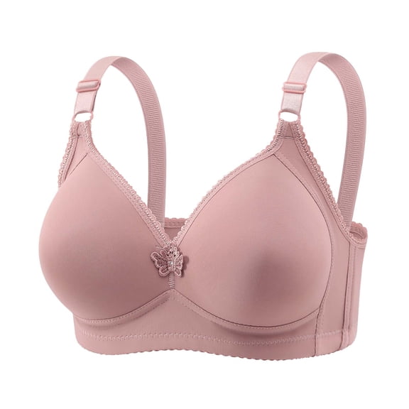 Plus Size Bras for Women, Wireless Bras, Padded Bra, Adjustable Shoulder Straps , Everyday Basic Sleeping Bra, Large Cup