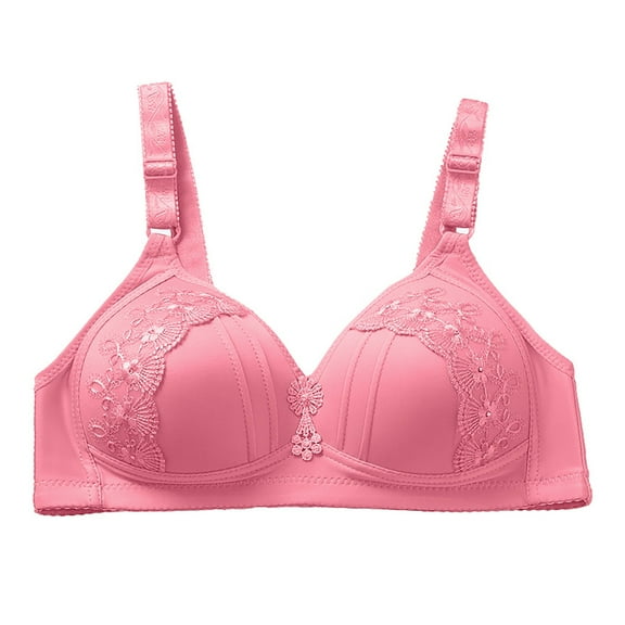 Plus Size Bras for Women, Wireless Bras, Padded Bra, Everyday Basic Sleeping Bra, Large Cup