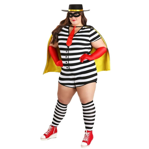Plus Size Burglar Costume for Women