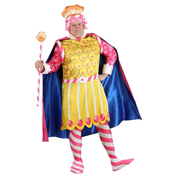 Plus Size Candyland King Kandy Men's Costume