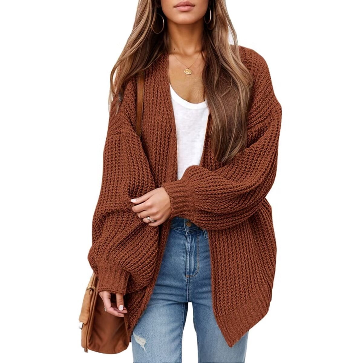 Spring Plus Size Cardigans Plus Size Cardigan for Women Fashion Loose Fit Knit Cardigan Sweaters ...