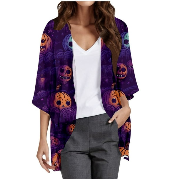 Ladies printed cardigans deals