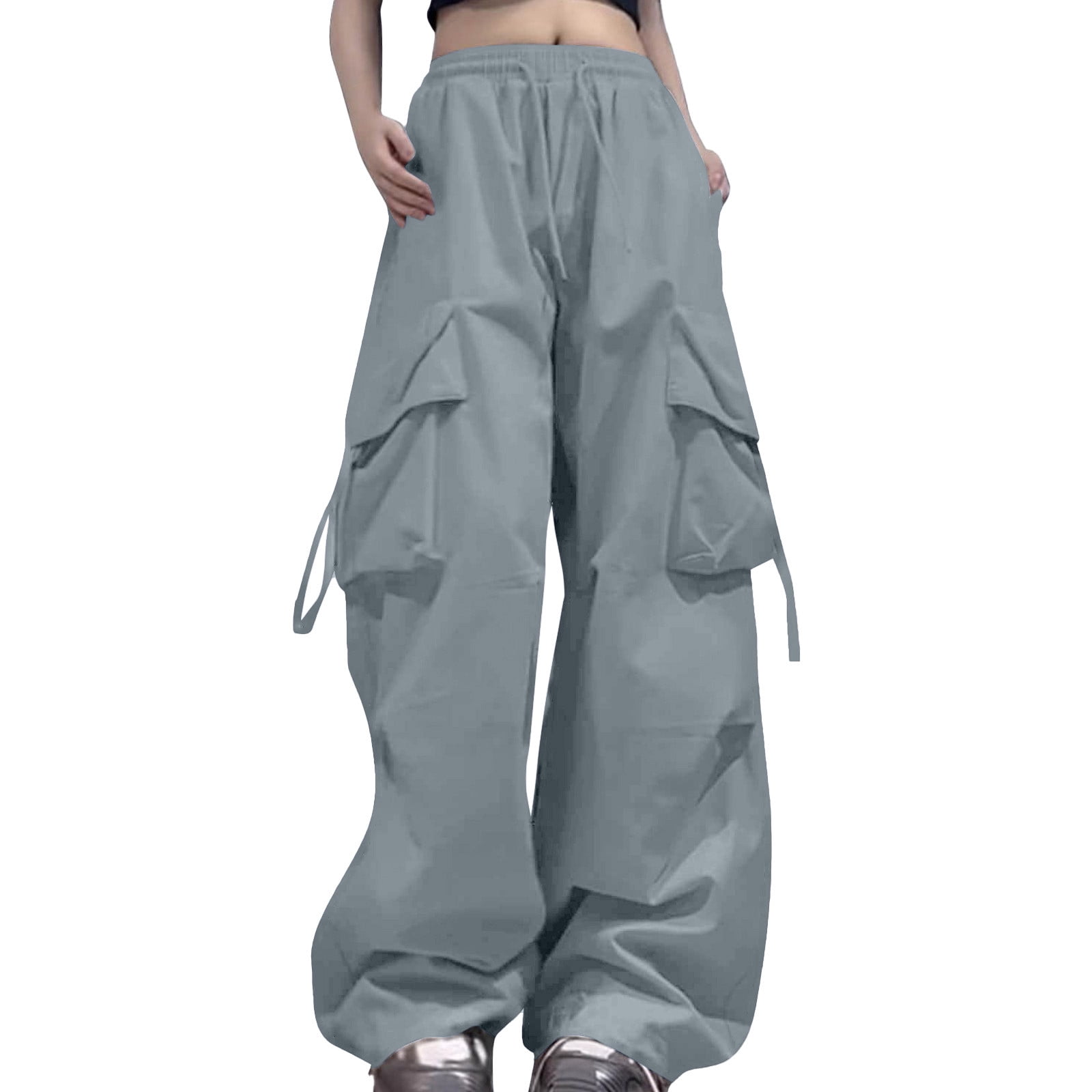 Plus Size Cargo Pants Cargo Pants Baggy Black Pants High Waist