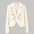 thumbnail image 1 of Plus Size Casual Blazers for Women Open Front Long Sleeve Work Office Jackets Lightweight Fully-Lined Slim Elegant Jackets Blazer Business Casual Outfits for Work, 1 of 3