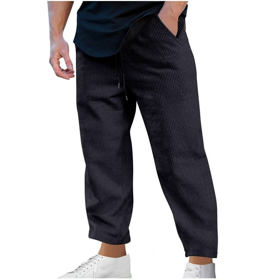 Plus Size Casual Pants for Mens Fashion Spring And Winter Casual Sports Popular Sweatpants And Pants Up to 65% off!