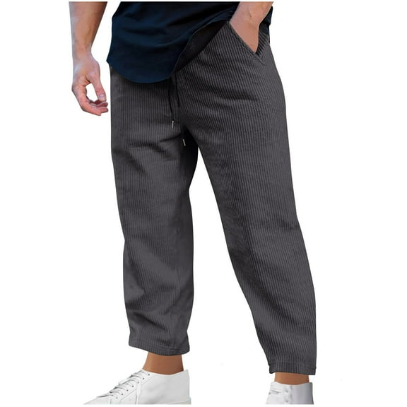 Plus Size Casual Pants for Mens Fashion Spring And Winter Casual Sports Popular Sweatpants And Pants Up to 65% off!