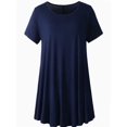 thumbnail image 1 of Plus Size Casual T Shirt for Women Flowy Swing, 1 of 6