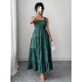 thumbnail image 1 of Plus Size Casual Vacation Sweet Plaid Cherry Pattern Camisole Dress, 1 of 10