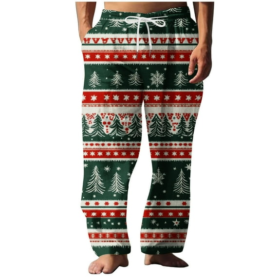 Plus Size Checkered Striped Print Trousers for Mens Drawtring Elastic Waist Lounge Breathable Sweat Pants Beach Gym Workout Running Casual Trousers with Pockets