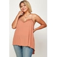 thumbnail image 1 of Plus Size, Clip Dot Solid Cami Tunic 1XL, 1 of 4