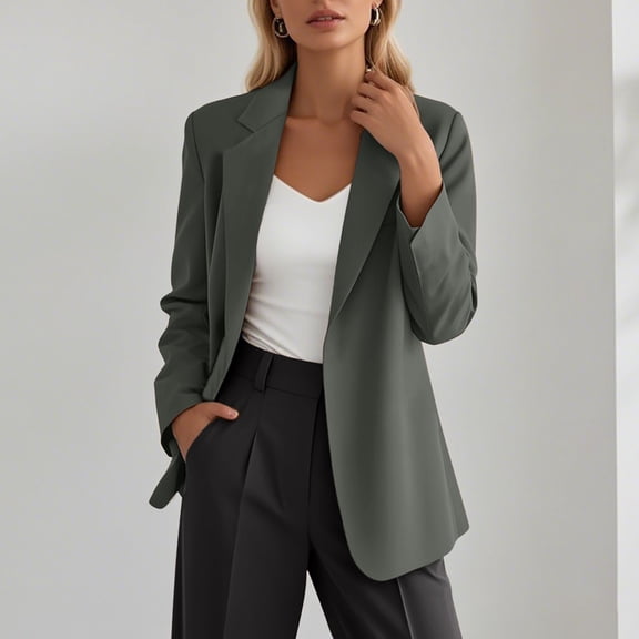 Plus Size Coat For Everyday Workwear Stylish Outerwear Versatile Casual Outerwear For Multiple Seasons Long Trench plus Size Winter Coats for Women 4x-5x plus Size Sweaters for Women 3x plus Size