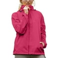 thumbnail image 1 of Plus Size Coat Female Casual Patchwork Outdoor Jackets Detachable Hooded Long Sleeve Zipper Slit Pocket Coat, 1 of 2
