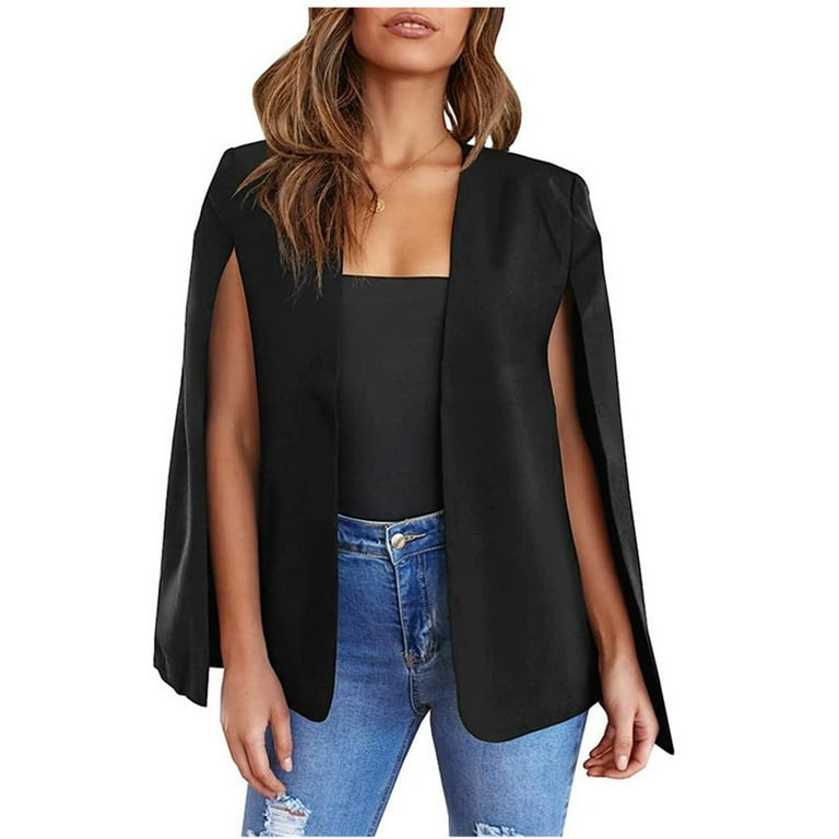 Cape style coats plus size best sale