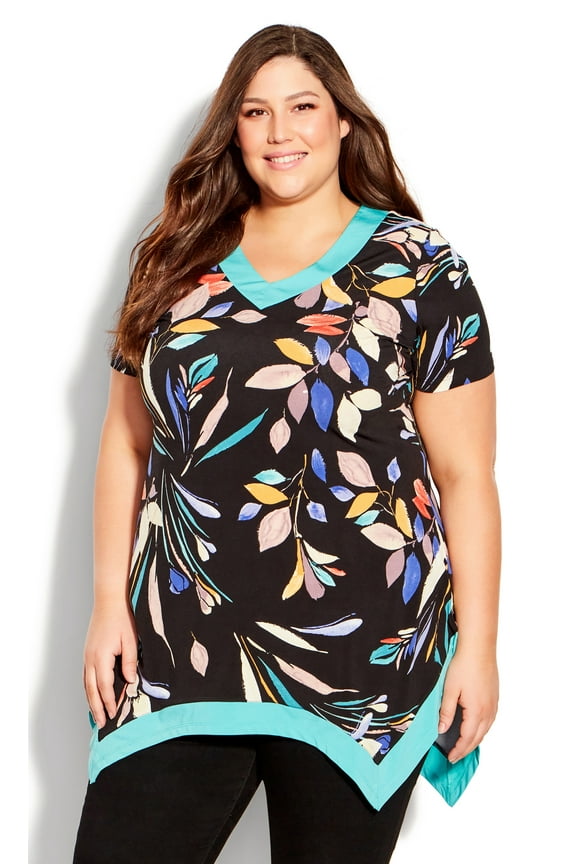 Plus Size Colette Print Tunic Agolde 30W-32W