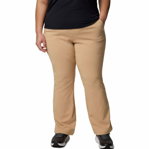 Plus Size Columbia Anytime Bootcut Pants II Color: Canoe Size: 2X