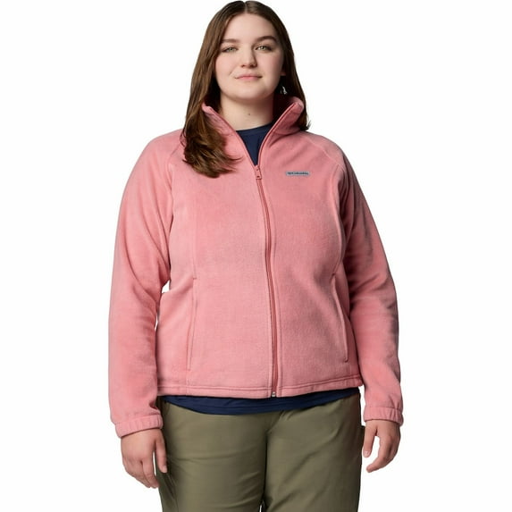 Plus Size Columbia Benton Springs Full-Zip Fleece Jacket Color: Pink Agave Size: 2X
