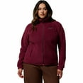 thumbnail image 1 of Plus Size Columbia Benton Springs Full-Zip Fleece Jacket Color: Rich Wine Size: 1X, 1 of 4