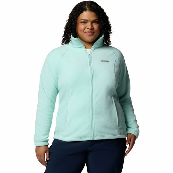 Plus Size Columbia Benton Springs Full-Zip Fleece Jacket Color: Spray Size: 1X
