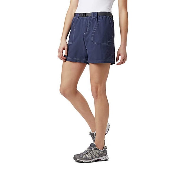Columbia Sandy River Cargo Shorts Women 1X Nocturnal Belted Waist Active JDM1320
