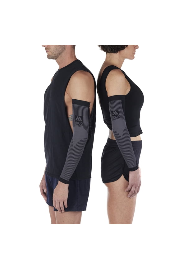 Plus Size Compression Elbow Sleeve for Women and Men 20-30mmHg - Black, 4X-Large